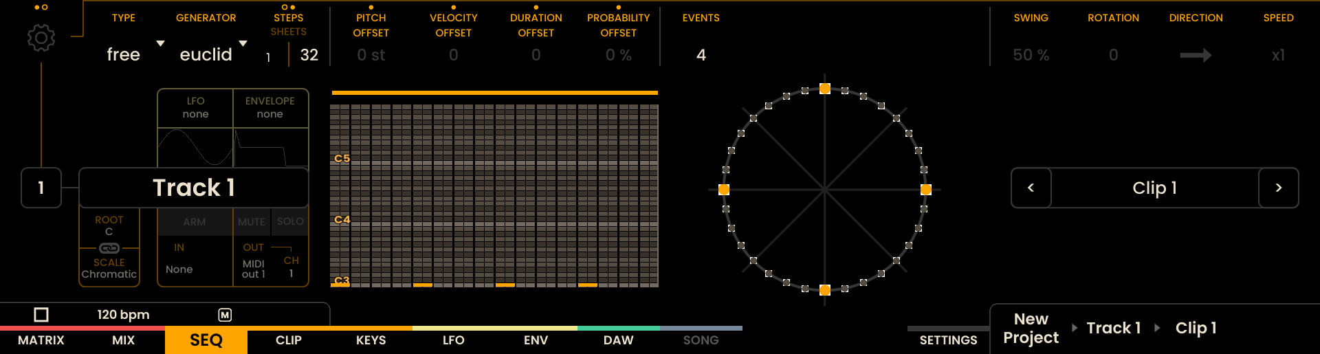 Euclidean Mode Screenshot