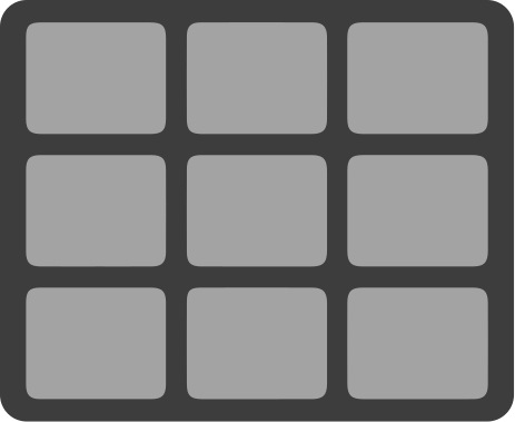 Grid Pads Icon