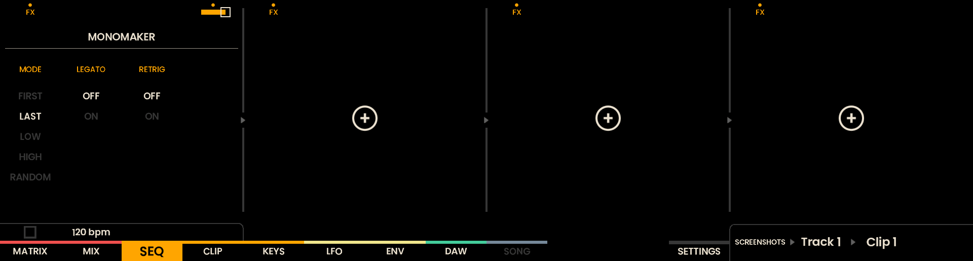 MonoMaker FX Interface
