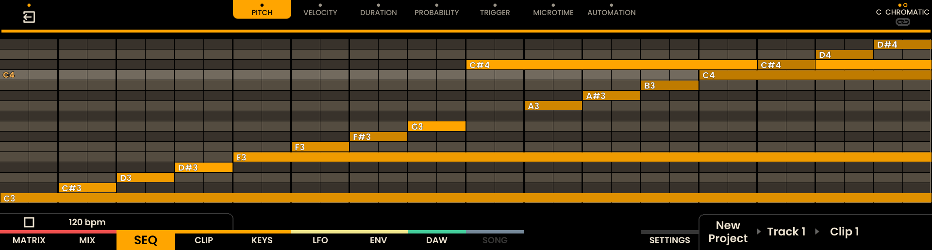 Piano Roll Zoom Screenshot
