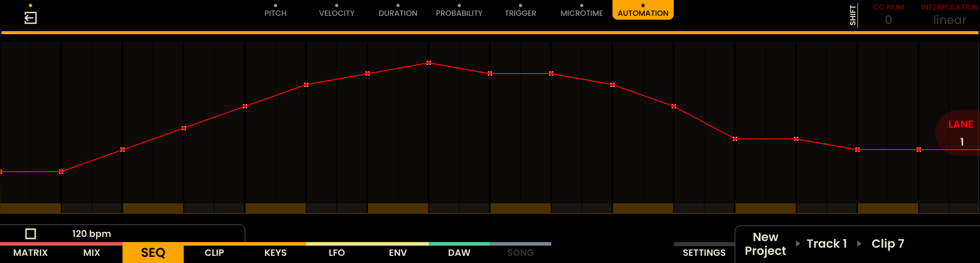 automation Piano Roll Screenshot