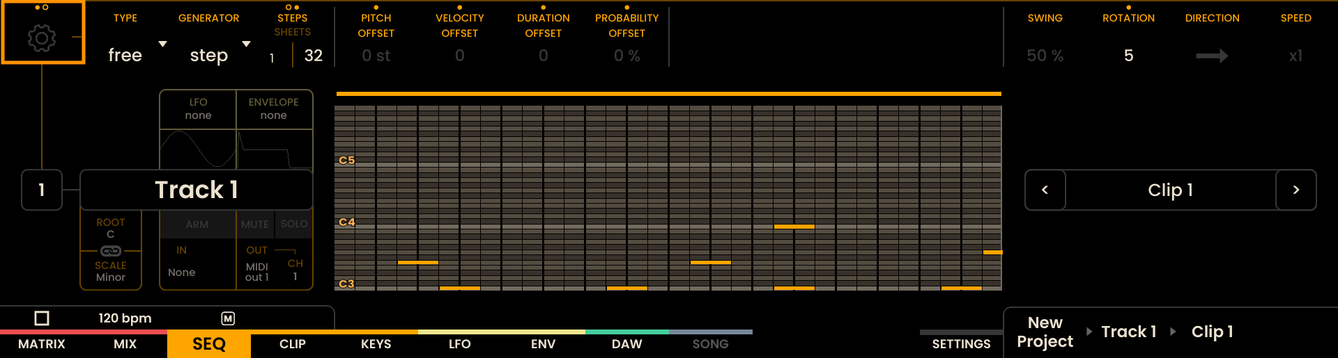 Input Selection Screenshot